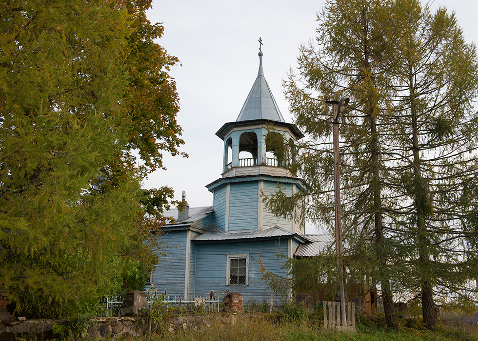 Никольская церковь Быстреевского погоста в деревне Гаврилова Гора.